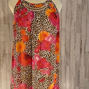 1X NY Collection  multicolor dress. NWT.